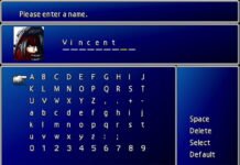 Nhân vật tùy chọn: Vincent Valentine